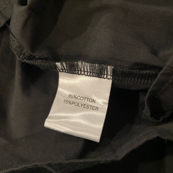 NWT Ugerlov Size S Black Oversized Pleated Skirt Long Sleeve Crew Mini Dress - Picture 13 of 13